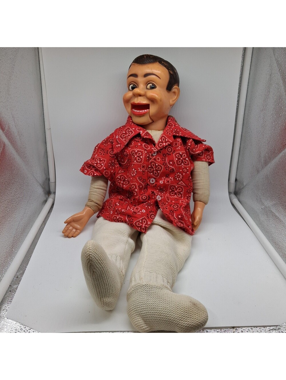 Vintage 30" Ventriloquist Dummy Doll / Puppet
